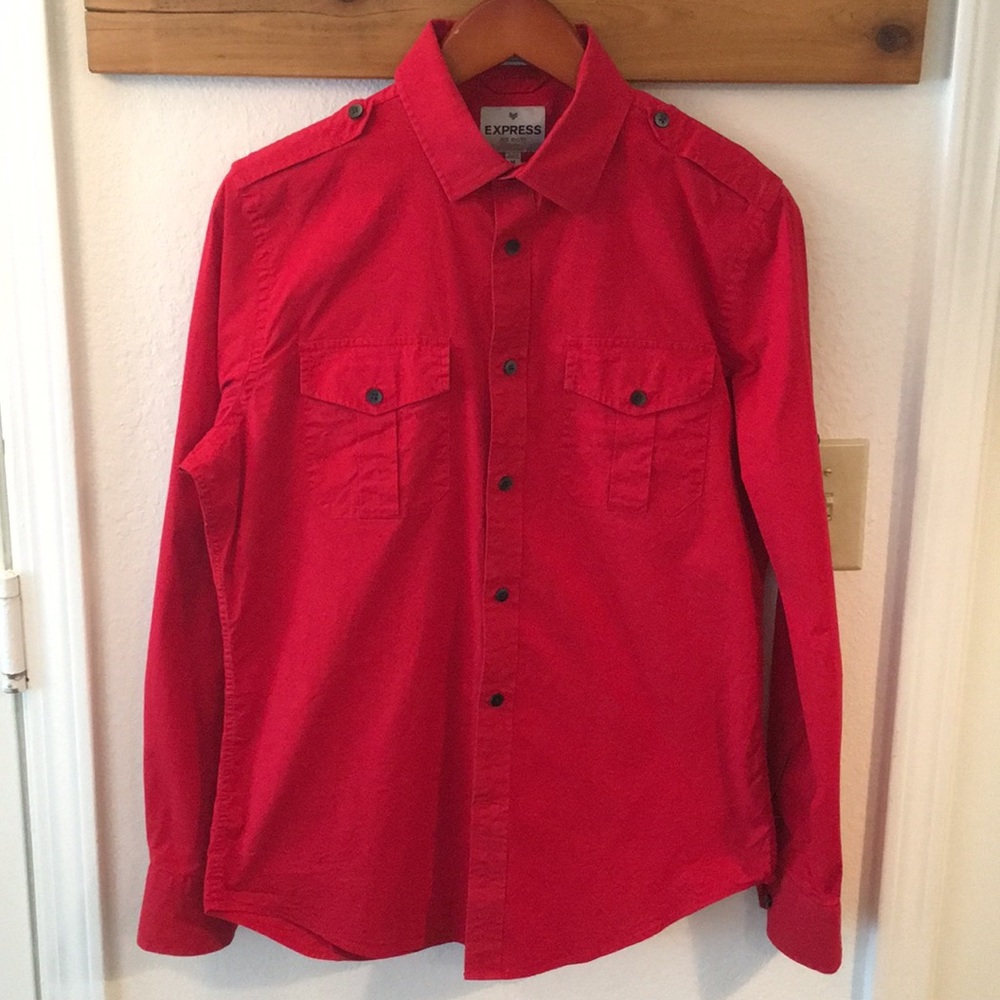 Express MK2 Fitted Button Down Shirt